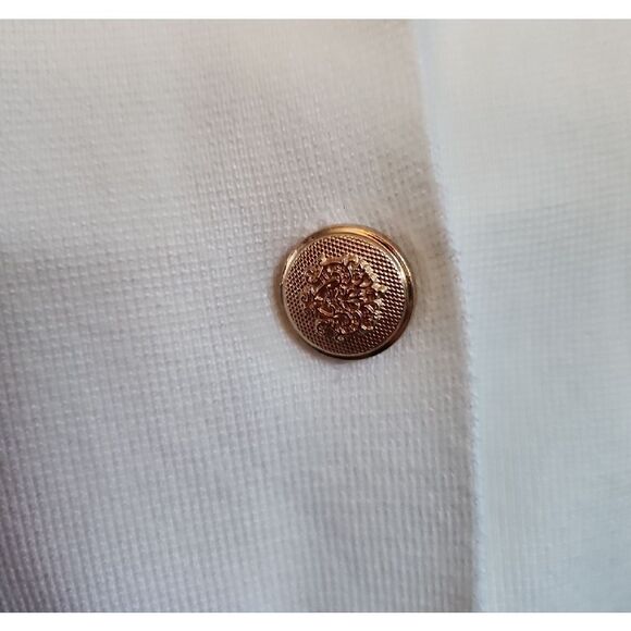 RIVIR Knit White Button-Down Top With Matching Pant Size S. NWOT - Picture 3 of 8